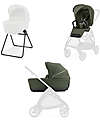 Inglesina Electa System Duo - Loft Green - Seduta All Season + Culla Open Up Passeggini Classici