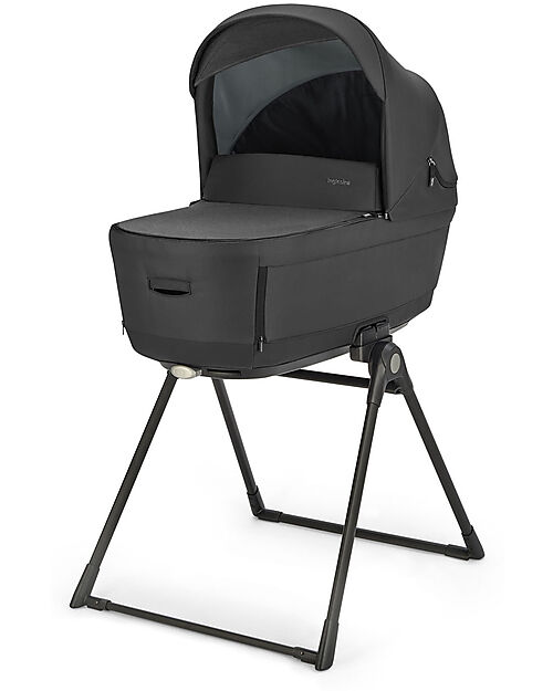 Inglesina Electa System Duo - Upper Black - Seduta All Season + Culla Open Up Passeggini Trio e Duo