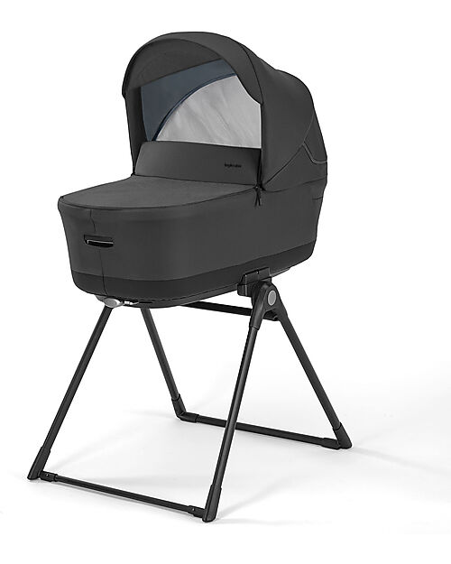 Inglesina Electa System Duo - Upper Black - Seduta Passeggino + Culla Standup Passeggini Trio e Duo