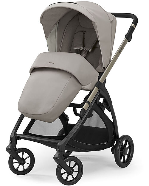 Inglesina Electa System Quattro - Battery Beige - Passeggino + Culla Standup + Seggiolino Auto Darwin Recline Passeggini Trio e Duo
