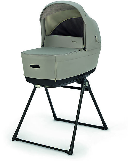 Inglesina Electa System Quattro - Battery Beige - Seduta All Season + Culla Open Up + Standup + Seggiolino Auto Darwin Passeggini Trio e Duo