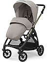Inglesina Electa System Quattro - Battery Beige - Seduta All Season + Culla Open Up + Standup + Seggiolino Auto Darwin Recline Passeggini Trio e Duo
