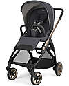 Inglesina Electa System Quattro - Garage Grey - Seduta All Season + Culla Open Up + Standup + Seggiolino Auto Darwin Recline Passeggini Classici