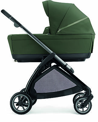 Inglesina Electa System Quattro - Loft Green - Seduta All Season + Culla Open Up + Standup + Seggiolino Auto Darwin Recline Passeggini Classici