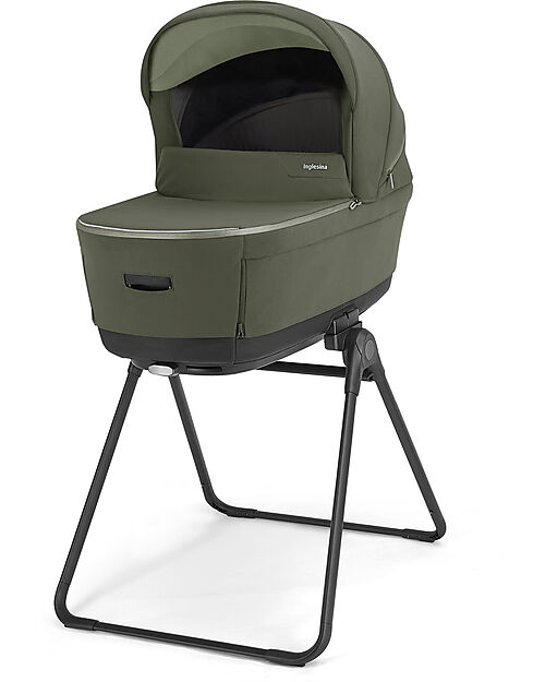 Inglesina Electa System Quattro - Loft Green - Seduta All Season + Culla Open Up + Standup + Seggiolino Auto Darwin Recline Passeggini Classici