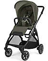 Inglesina Electa System Quattro - Loft Green - Seduta All Season + Culla Open Up + Standup + Seggiolino Auto Darwin Recline Passeggini Classici