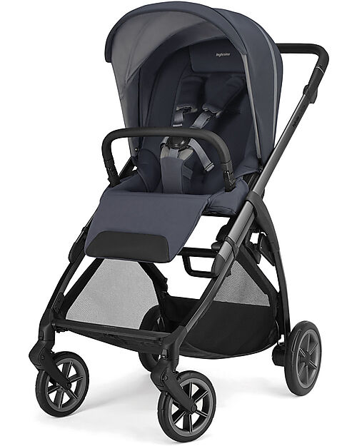 Inglesina Electa System Quattro - Rooftop Blue - Seduta All Season + Culla Open Up + Standup + Seggiolino Auto Darwin Passeggini Classici