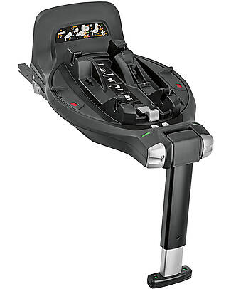 Inglesina Electa System Quattro - Studio Grey - Passeggino + Culla Standup + Seggiolino Auto Darwin Recline EVO + Telaio Iron Black+ Base Rotante Darwin 360° Passeggini Trio e Duo