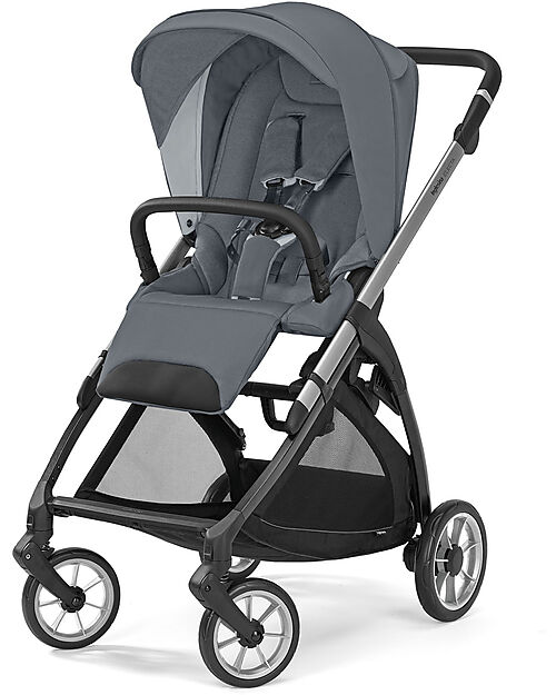 Inglesina Electa System Quattro - Union Grey - Passeggino + Culla Standup + Seggiolino Auto Darwin Passeggini Trio e Duo