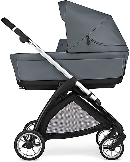 Inglesina Electa System Quattro - Union Grey - Passeggino + Culla Standup + Seggiolino Auto Darwin Passeggini Trio e Duo