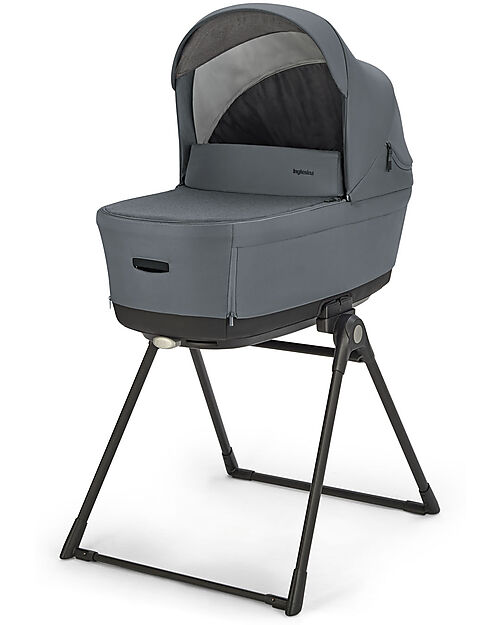 Inglesina Electa System Quattro - Union Grey - Seduta All Season + Culla Open Up + Standup + Seggiolino Auto Darwin Recline Passeggini Trio e Duo