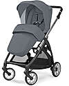 Inglesina Electa System Quattro - Union Grey - Seduta All Season + Culla Open Up + Standup + Seggiolino Auto Darwin Recline Passeggini Trio e Duo