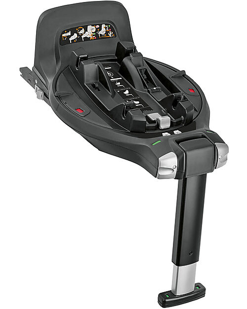 Inglesina  Electa System Quattro - Upper Black + Base Rotante Passeggini Trio e Duo