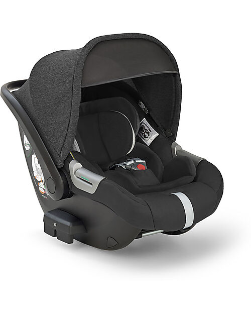 Inglesina Electa System Quattro - Upper Black - Seduta All Season + Culla Open Up + Standup + Seggiolino Auto Darwin Recline Passeggini Trio e Duo