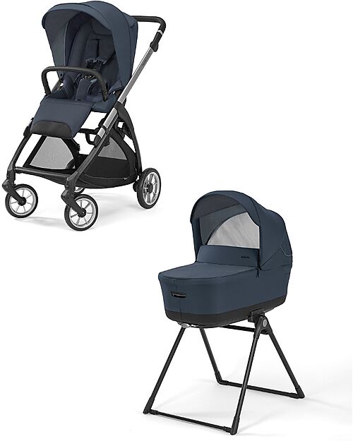 Inglesina Electa System Trio - Hudson Blue - Culla + Standup + Passeggino Passeggini Trio e Duo