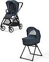 Inglesina Electa System Trio - Hudson Blue - Culla + Standup + Passeggino Passeggini Trio e Duo