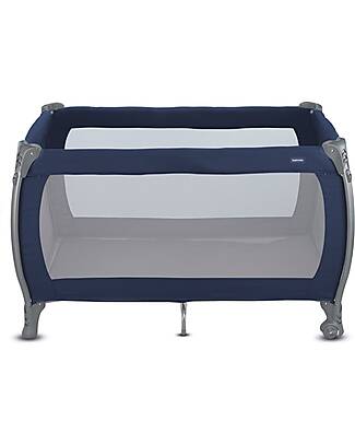 Inglesina Lettino da Viaggio Lodge - Blu - con Pratica Borsa da Trasporto Lettini da Viaggio