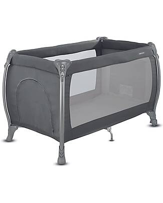 Inglesina Lettino da Viaggio Lodge - Grey - con Pratica Borsa da Trasporto Lettini da Viaggio