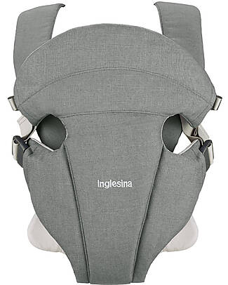 Inglesina Marsupio Front - Grigio Chiaro - con Cinghie Regolabile Marsupi