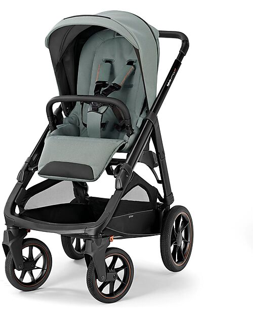 Inglesina Passeggino Aptica XT - Igloo Grey + Telaio Total Black - Adatto a ogni Terreno Passeggini Classici