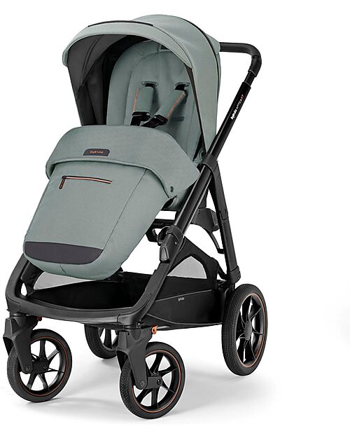 Inglesina Passeggino Aptica XT - Igloo Grey + Telaio Total Black - Adatto a ogni Terreno Passeggini Classici