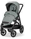 Inglesina Passeggino Aptica XT - Igloo Grey + Telaio Total Black - Adatto a ogni Terreno Passeggini Classici