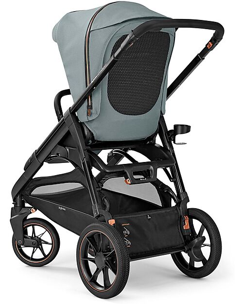 Inglesina Passeggino Aptica XT - Igloo Grey + Telaio Total Black - Adatto a ogni Terreno Passeggini Classici