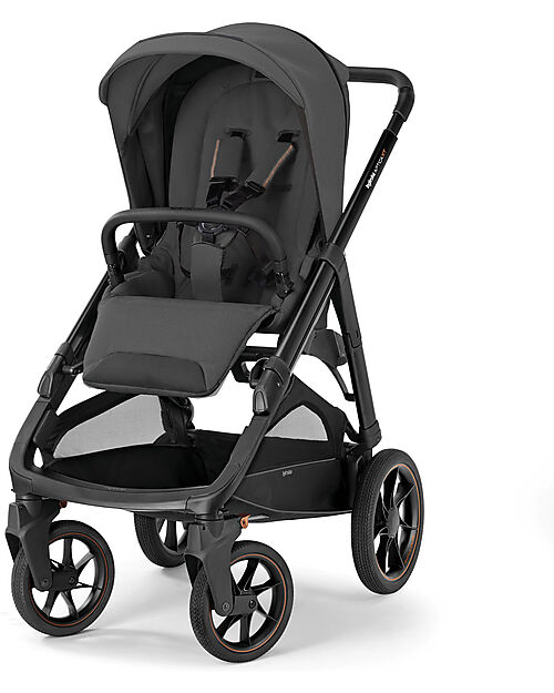 Inglesina Passeggino Aptica XT - Magnet Grey + Telaio Total Black - Adatto a ogni Terreno Passeggini Classici