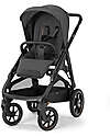 Inglesina Passeggino Aptica XT - Magnet Grey + Telaio Total Black - Adatto a ogni Terreno Passeggini Classici