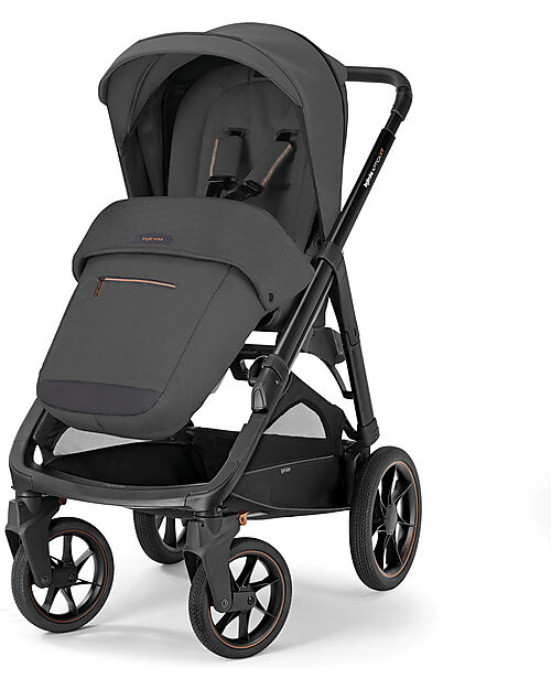 Inglesina Passeggino Aptica XT - Magnet Grey + Telaio Total Black - Adatto a ogni Terreno Passeggini Classici