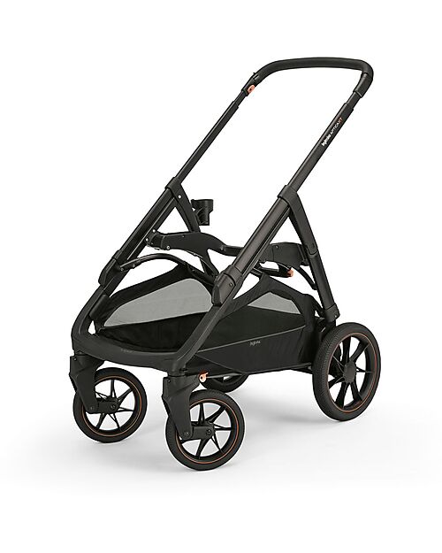 Inglesina Passeggino Aptica XT - Magnet Grey + Telaio Total Black - Adatto a ogni Terreno Passeggini Classici