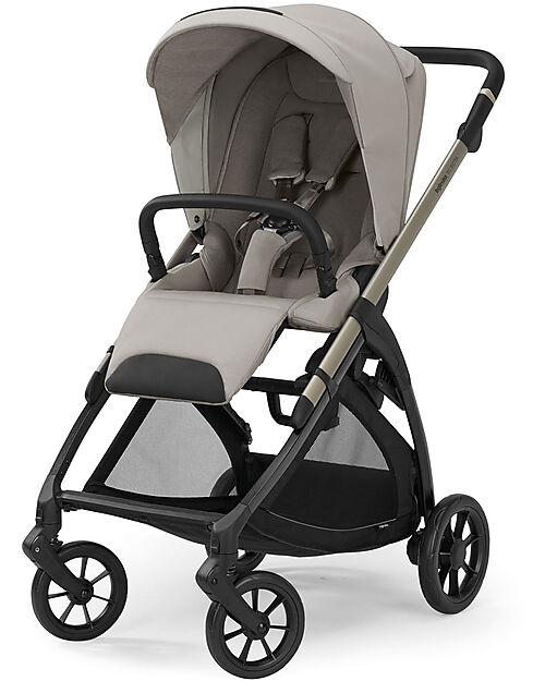 Inglesina Passeggino Electa - Battery Beige + Telaio Iridio Black - Ideale per la Città Passeggini Classici