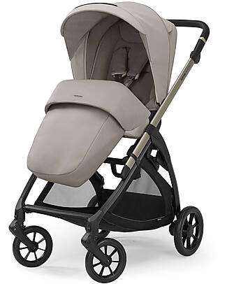 Inglesina Passeggino Electa Iridio Black - Battery Beige - Ideale per la Città Passeggini Classici