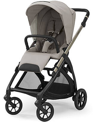 Inglesina Passeggino Electa Iridio Black - Battery Beige - Ideale per la Città Passeggini Classici