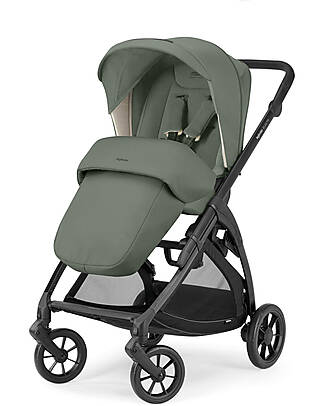 Inglesina Passeggino Electa Total Black - Murray Green - Ideale per la Città Passeggini Classici