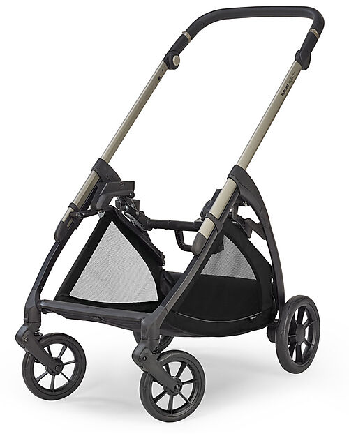 Inglesina Passeggino Electa - Upper Black + Telaio Iridio Black - Ideale per la Città Passeggini Classici