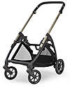 Inglesina Passeggino Electa - Upper Black + Telaio Iridio Black - Ideale per la Città Passeggini Classici