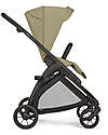 Inglesina Passeggino Electa - Upper Black + Telaio Iridio Black - Ideale per la Città Passeggini Classici