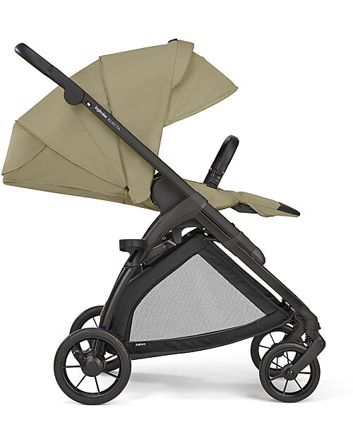 Inglesina Passeggino Electa - Upper Black + Telaio Iridio Black - Ideale per la Città Passeggini Classici