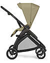 Inglesina Passeggino Electa - Upper Black + Telaio Iridio Black - Ideale per la Città Passeggini Classici