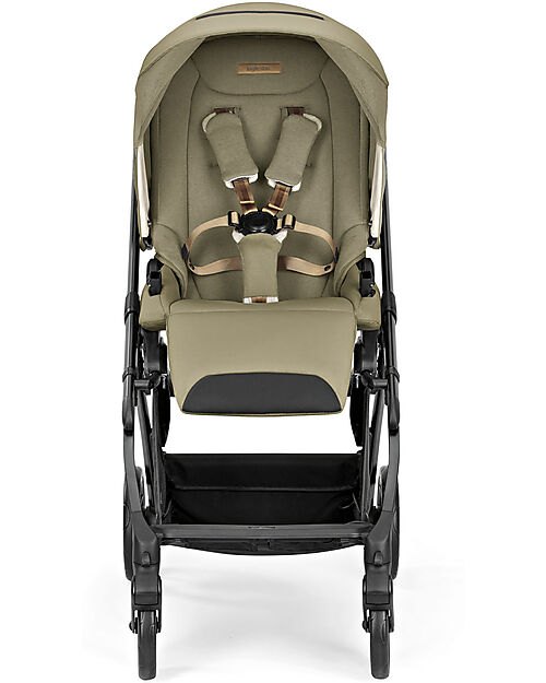 Inglesina Passeggino Electa - Upper Black + Telaio Iridio Black - Ideale per la Città Passeggini Classici