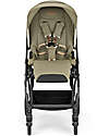 Inglesina Passeggino Electa - Upper Black + Telaio Iridio Black - Ideale per la Città Passeggini Classici