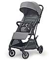 Inglesina Passeggino Now - Nero - Snap Grey - si Chiude da Solo con un Tocco Passeggini Leggeri