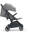 Inglesina Passeggino Now - Nero - Snap Grey - si Chiude da Solo con un Tocco Passeggini Leggeri