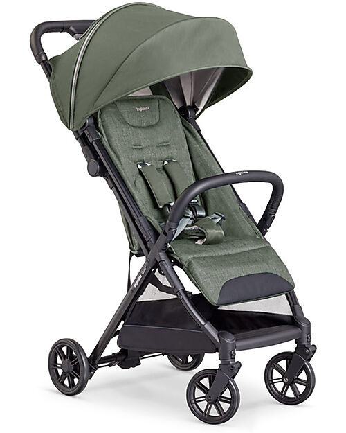 Inglesina Passeggino Quid² - Crocodile Green - Ultra Compatto e Extra Leggero Passeggini Leggeri