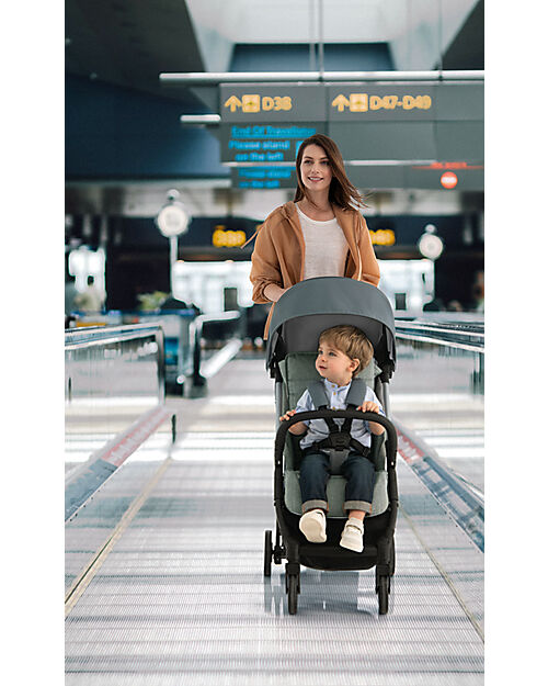 Inglesina Passeggino Quid² - Crocodile Green - Ultra Compatto e Extra Leggero Passeggini Leggeri