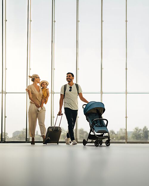 Inglesina Passeggino Quid² - Manta Blue - Ultra Compatto e Extra Leggero Passeggini Leggeri