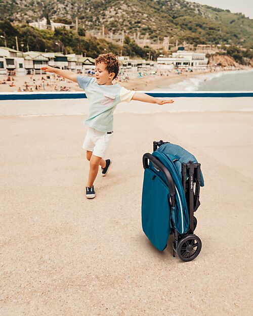 Inglesina Passeggino Quid² - Manta Blue - Ultra Compatto e Extra Leggero Passeggini Leggeri