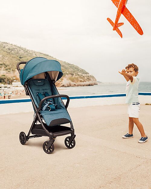 Inglesina Passeggino Quid² - Manta Blue - Ultra Compatto e Extra Leggero Passeggini Leggeri