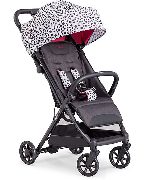 Inglesina Passeggino Quid² - Polka Dots White - Ultra Compatto e Extra Leggero Passeggini Leggeri